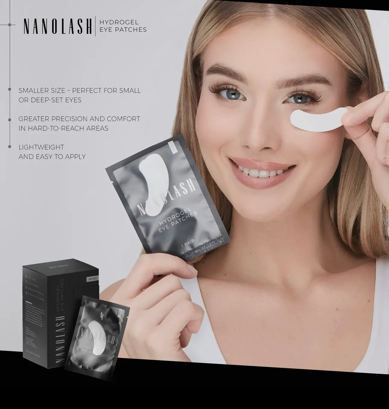 Hydrogel - Augenpads MINI 50 Stück