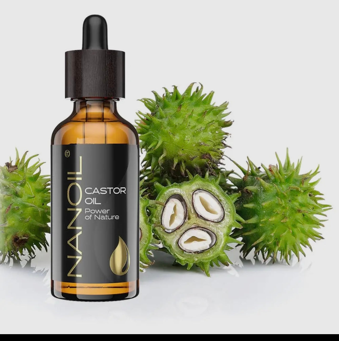 Nanoil Rizinusöl - organisch, kaltgepresst und unraffiniert