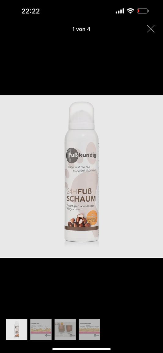 24-h Fussschaum Pflegeschaum 150ml