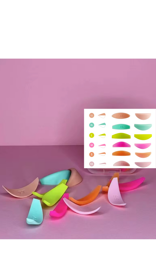 Lashlifting SILICONEPAD MIX COLOR