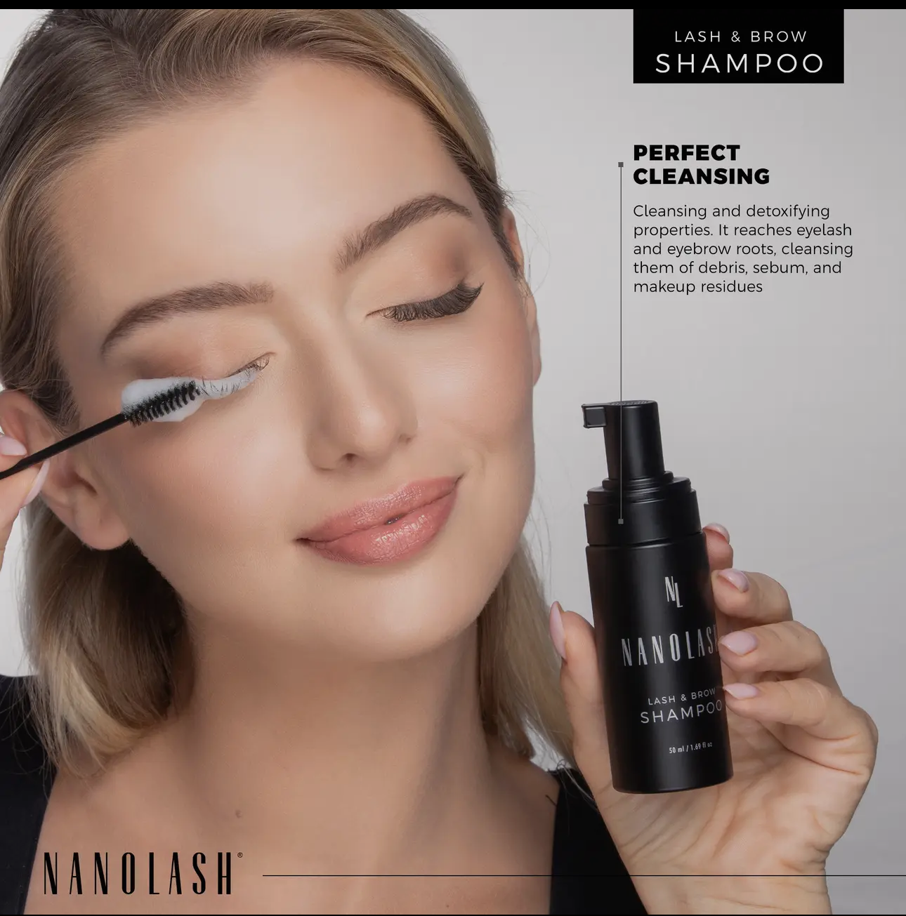 Nanolash Wimpern- & Brauenshampoo