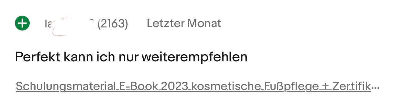 Handbuch Kosmetische Fußpflege 2023 Schulungsunterlagen + Zertifikat