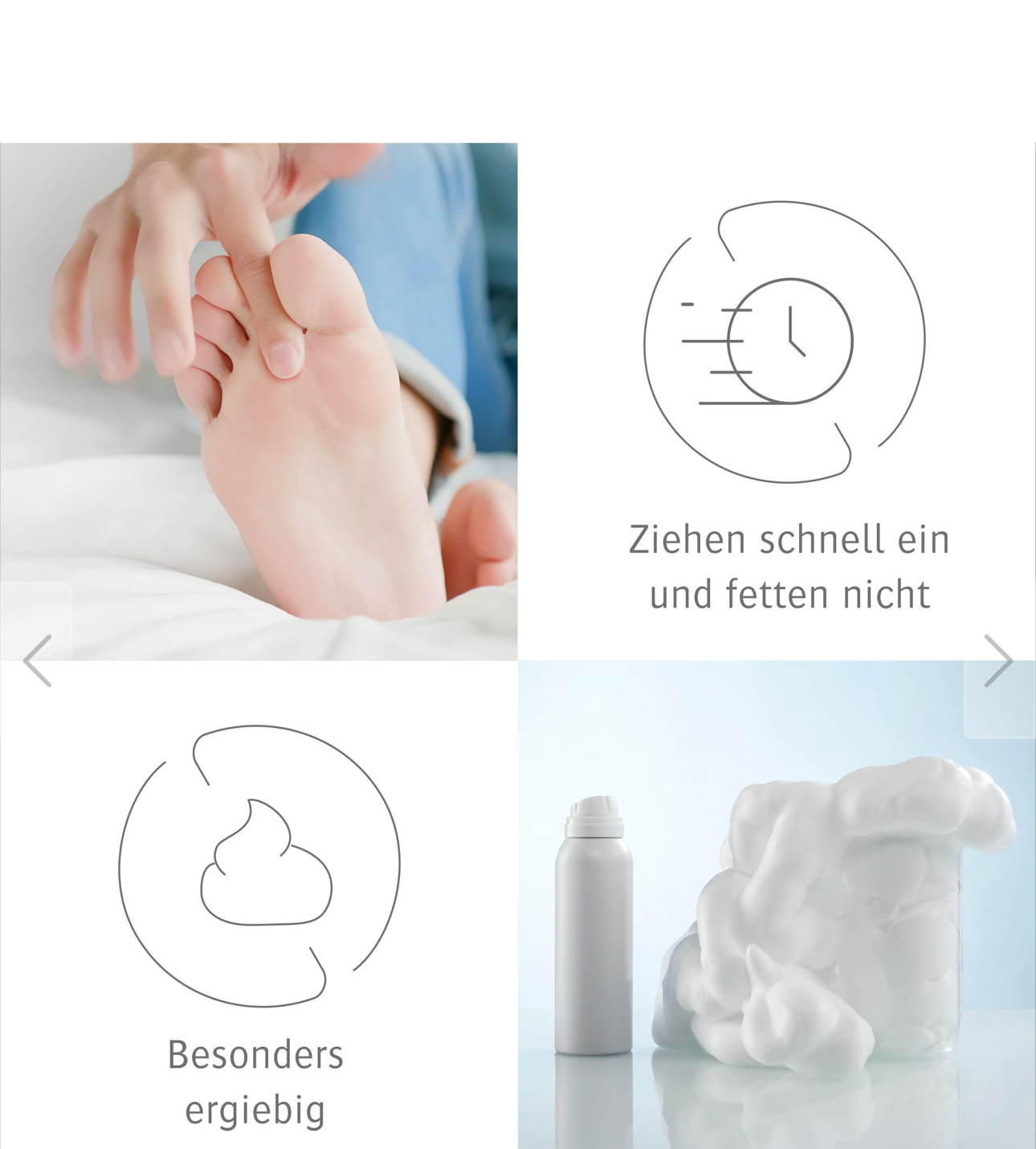 200 ml Allpresan diabetic
Schaum-Creme INTENSIV + REPAIR mit Urea