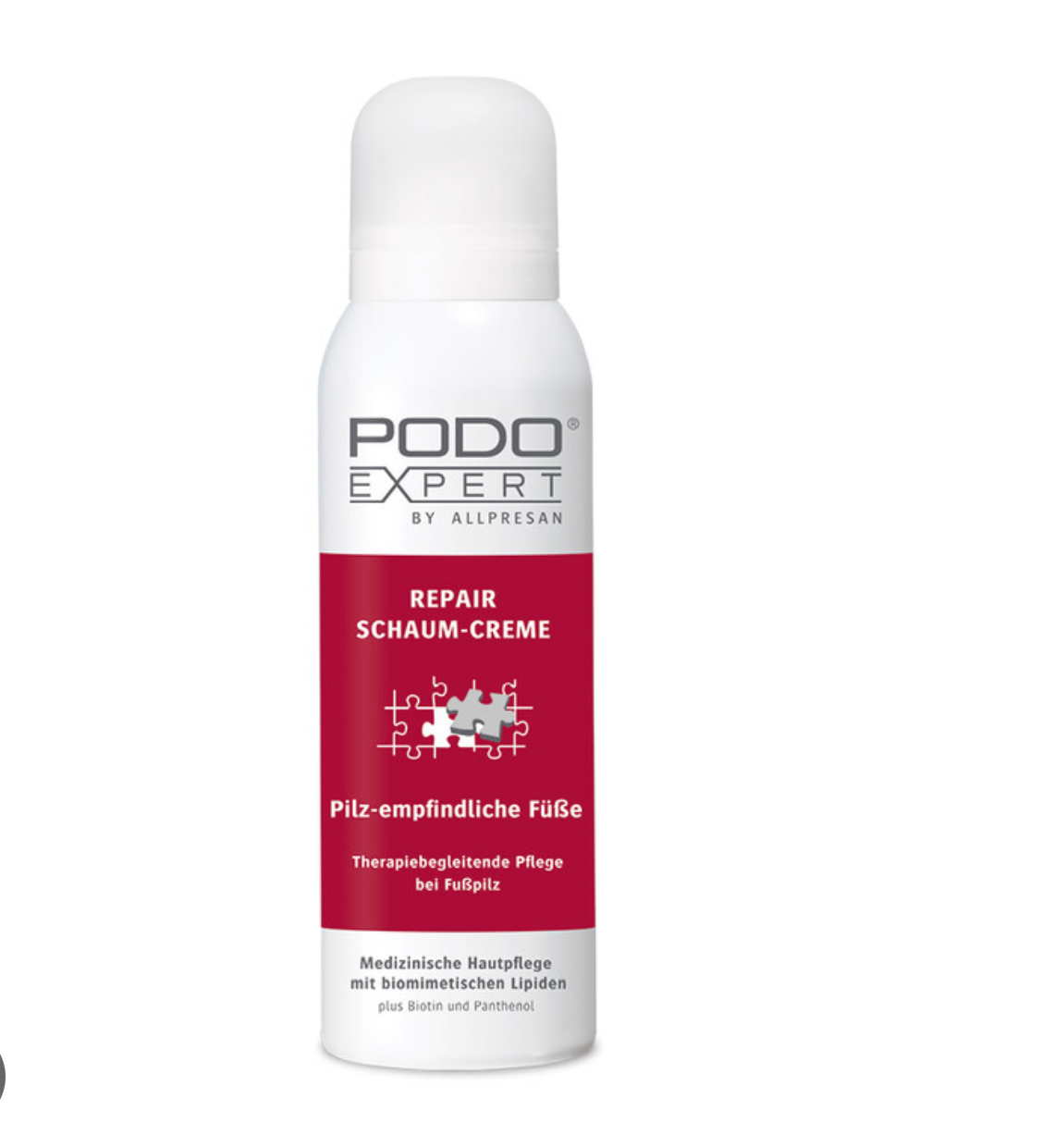 REPAIR SCHAUM-CREME THERAPIEBEGLEITENDE PFLEGE BEI FUSSPILZ podoexpert by allpresan