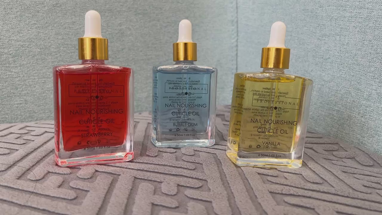 Nbc BeautiLab Nagelhautöl-Set – 2x30 Ml Mit Rosen- & Erdbeerduft, Vitamin E, Jojobaöl, Für Nagelpflege